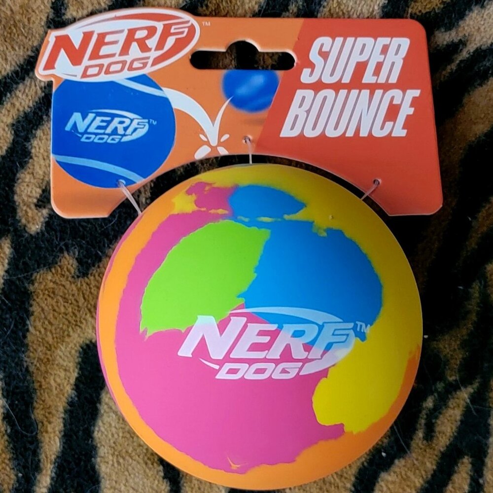 Nerf Dog Toy Ball Super Bounce ea New! 3.5 in. Large